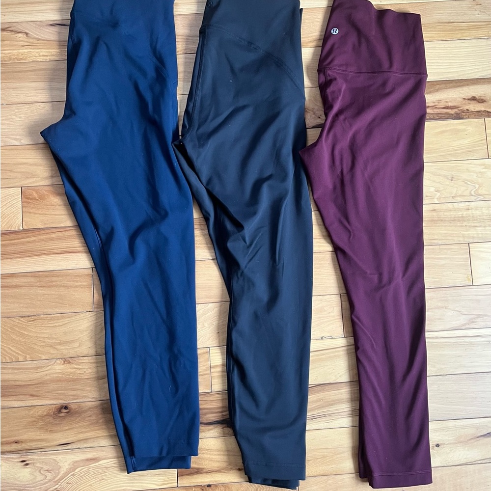 Lululemon leggings (3 pairs)